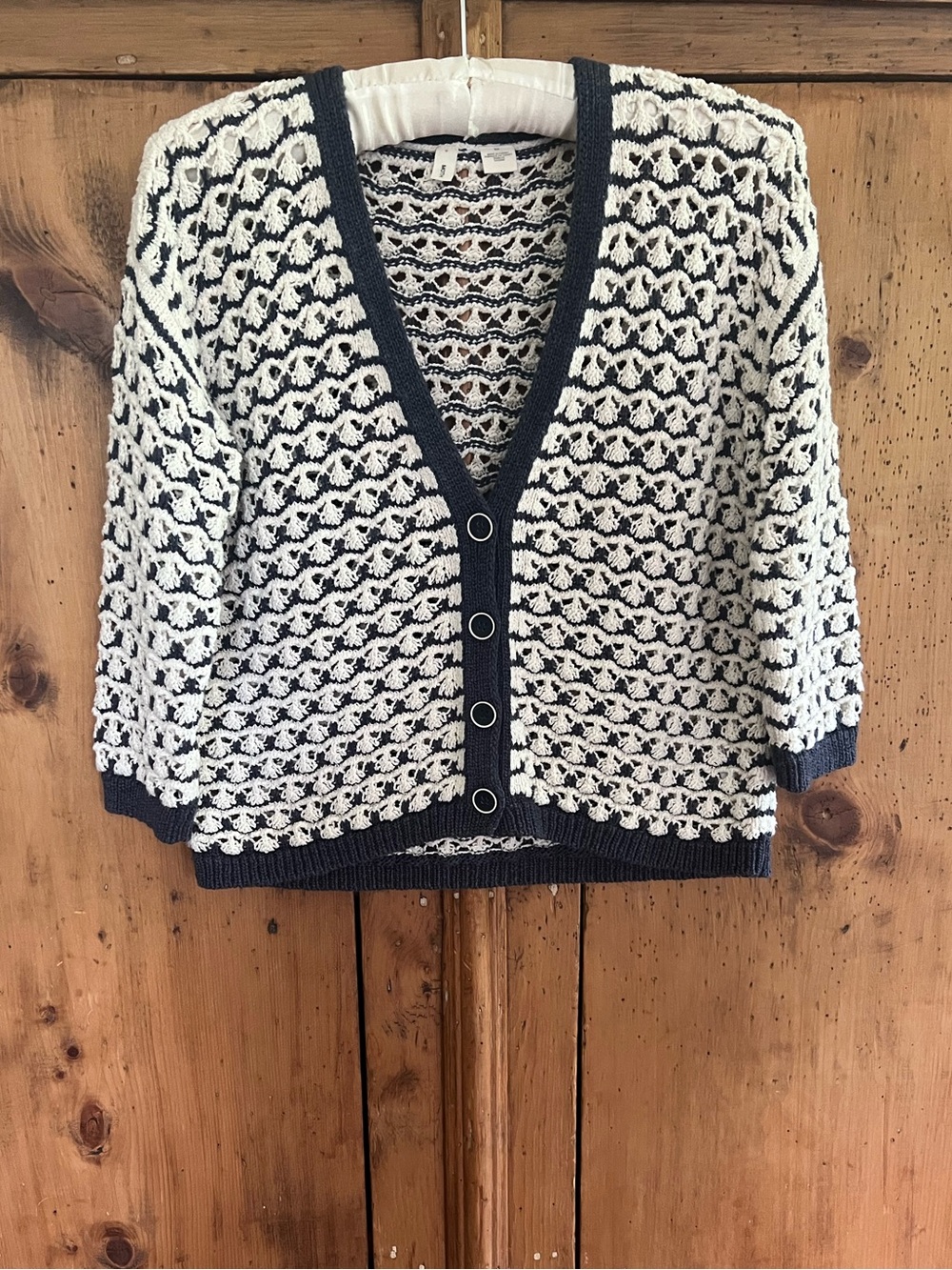 Anthropologie Knit Cropped Cardigan